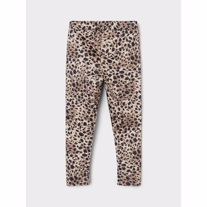 NAME IT Leopard Leggings Sienna Kelp